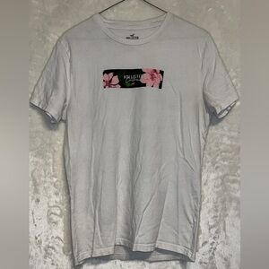 Hollister White Graphic Men's Shirt